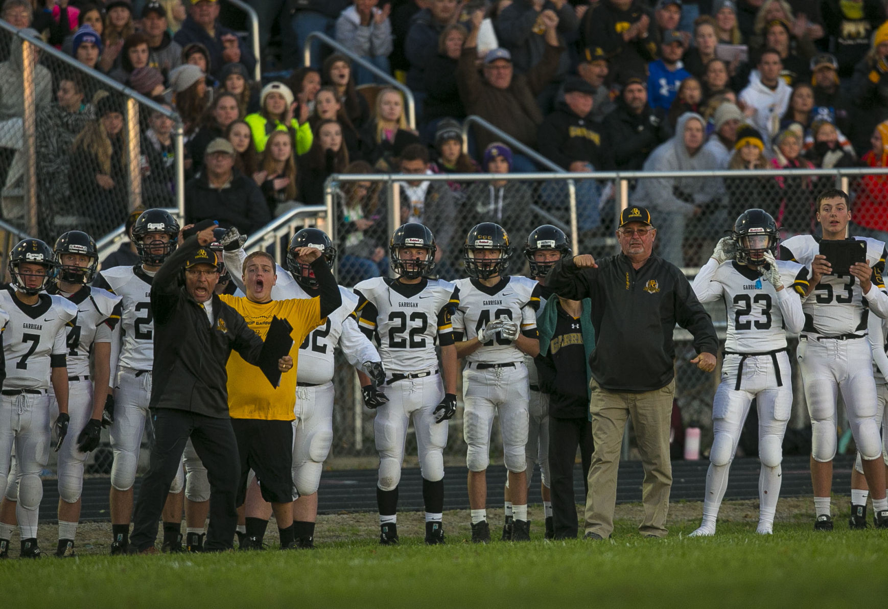 Fball Bishop Garrigan vs. West Hancock 9